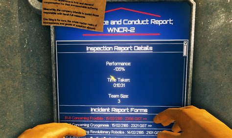Incident report :: Viscera Cleanup Detail General Discussions.